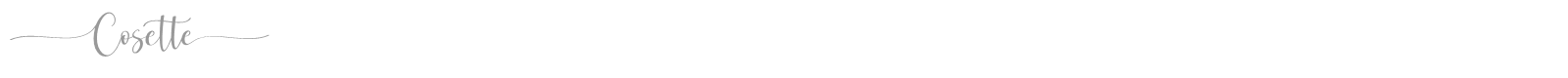 Cosette font preview